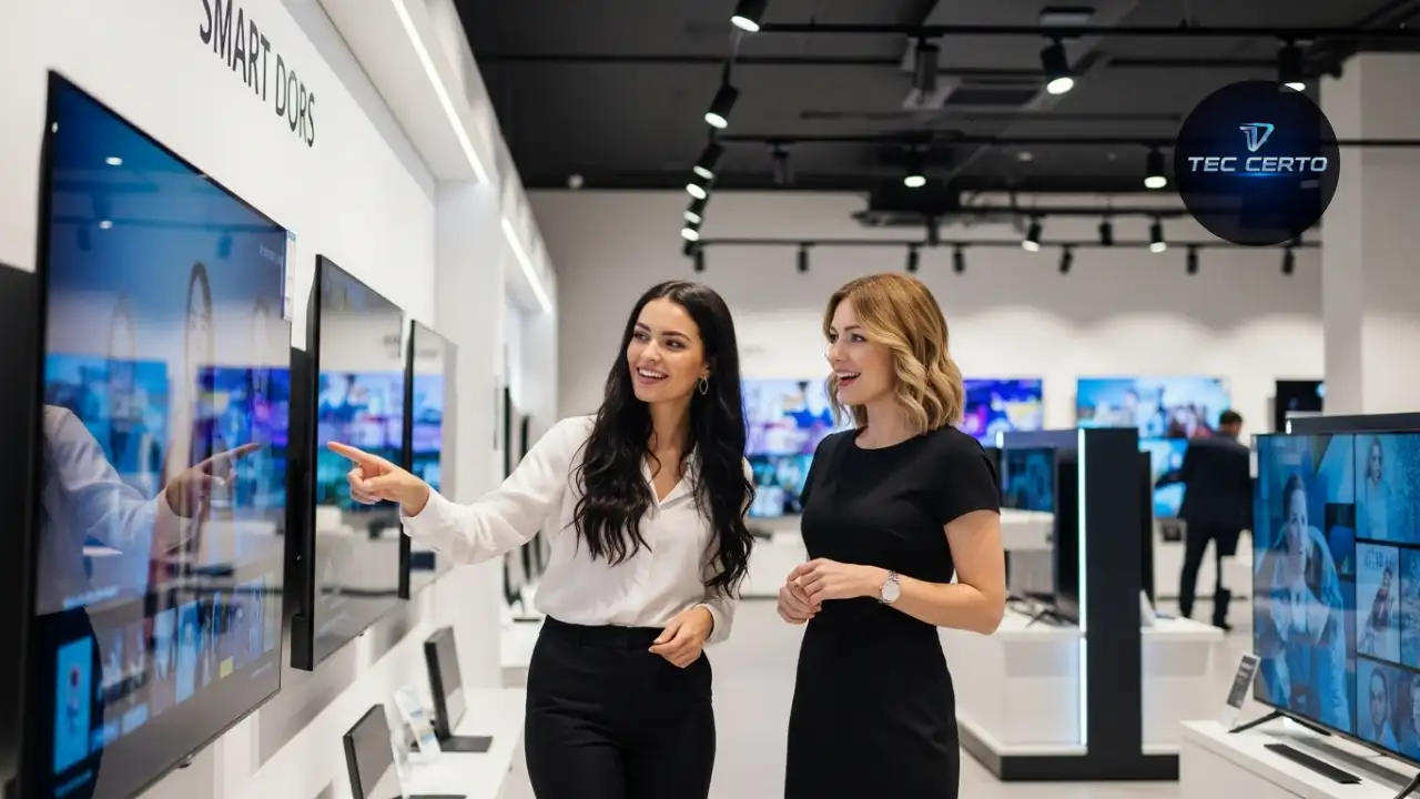 Eletroeletrônicos e Smart TV Centro de Entretenimento