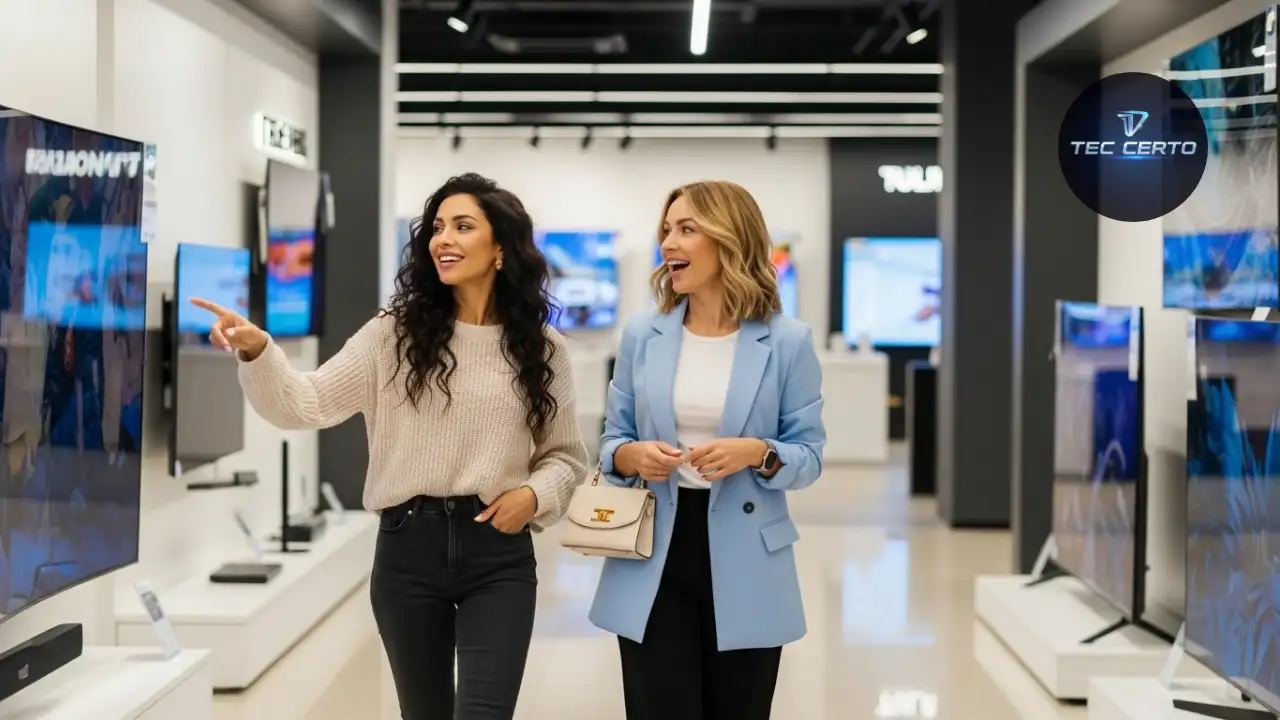Eletroeletrônicos e Smart TV Centro de Entretenimento