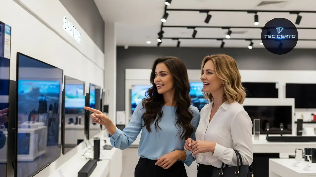 Eletroeletrônicos e Smart TV Centro de Entretenimento