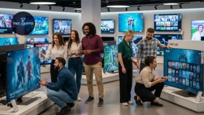 Guia Visual de Smart TV K Tecnologia para Filmes