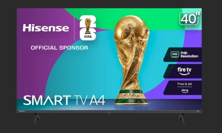 Hisense Smart Fire TV 1080p Classe A4 Series FHD 1080p (40A4NF, modelo 2025) - DTS Virtual: X, design de moldura fina, Alexa integrada