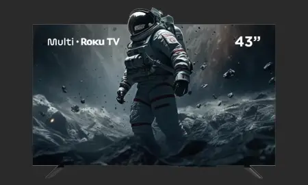 Multi Roku TV 43 Polegadas Smart DLED Wi-fi 3 HDMI Compatível com Alexa e Google Home - TL056M