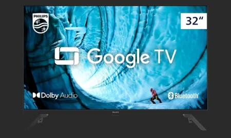 PHILIPS, Smart TV, 32 Polegadas HD, 32PHG6909/78, Google TV, Comando de Voz, HDR