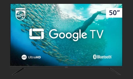 PHILIPS, Smart TV, 50 Polegadas 4K UHD, 50PUG7019/78, Google TV, Comando de Voz, HDR