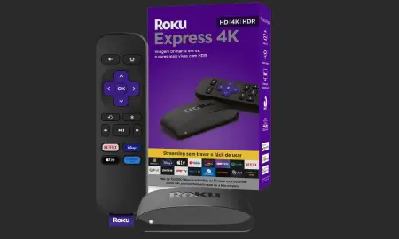 Roku Express 4K | Dispositivo de streaming para TV HD/4K/HDR compatível com Alexa, Siri e Google