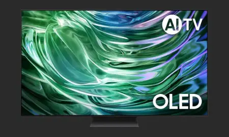Samsung Smart TV 55” OLED 4K 55S90D - Processador com AI, Painel até 144hz