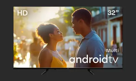 Smart TV DLED 32 HD Multi Essencial Android 11 3HDMI 2USB Wi-fi Bluetooth