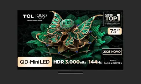 Smart TV TCL 75 Polegadas QLED Mini LED 4K C7K WiFi Bluetooth Google TV 4 HDMI 144Hz HDR10+ 75C7K